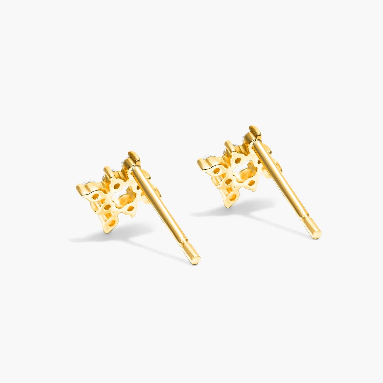 Brinco de  Ouro 18k feminino  Diamantes  Luxo