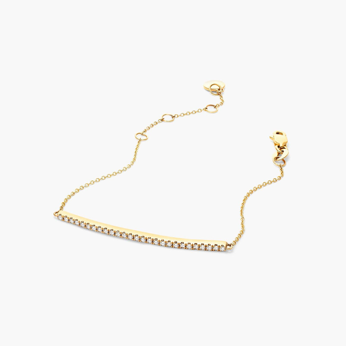 Pulseira  Feminina de Ouro 18k   Diamantes