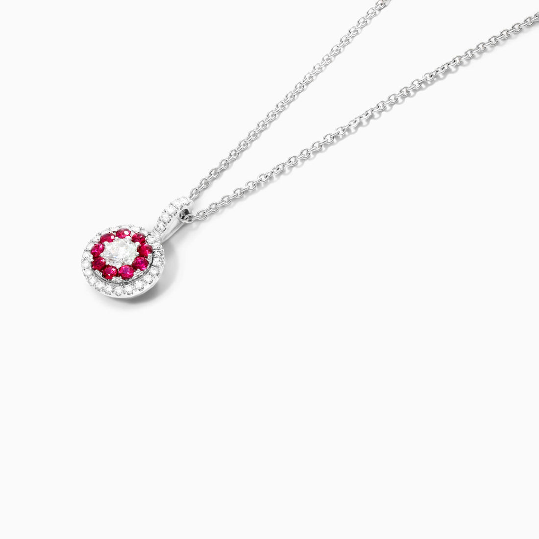Corrente feminina em Ouro 18k diamantes e Rubis Luxo | diamante, rubi, white | AUREA FINE JEWELRY