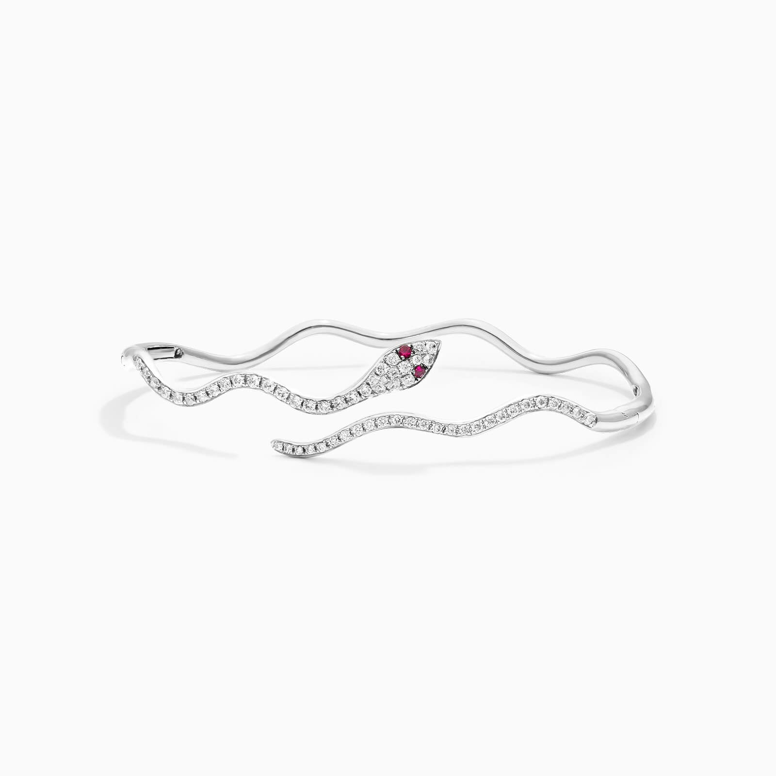 Pulseira Feminina de ouro riviera cobra serpente diamantes