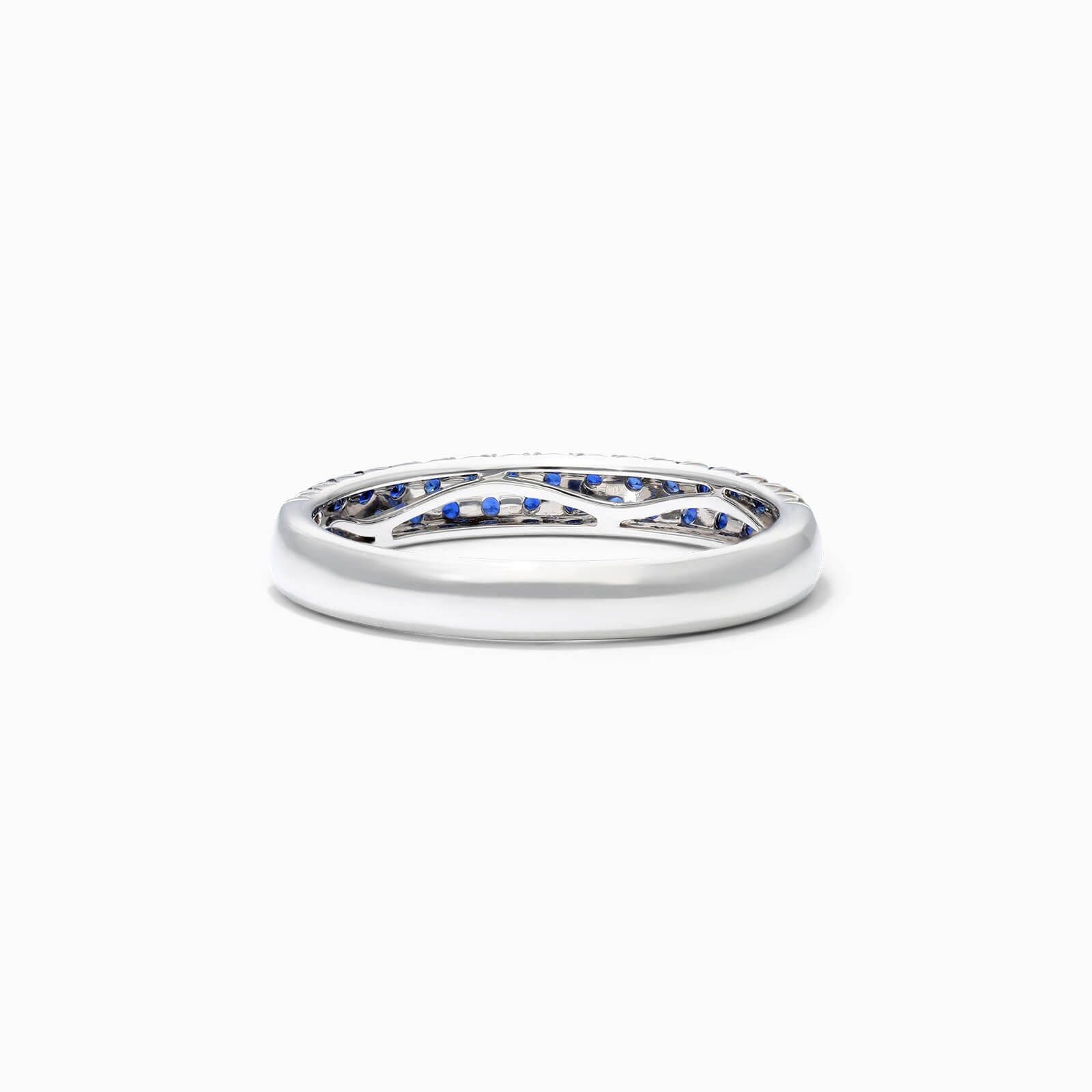 Anel De Safira Azul em Ouro 18k Delicado