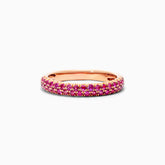 Anel De Safira Rosa em Ouro 18k Delicado | New | Aparadores, pink, Safira | AUREA FINE JEWELRY