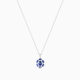 Colar Feminina Corrente  em Ouro 18k de Safira Azul e Diamantes Luxo | diamante, Safira, white | AUREA FINE JEWELRY