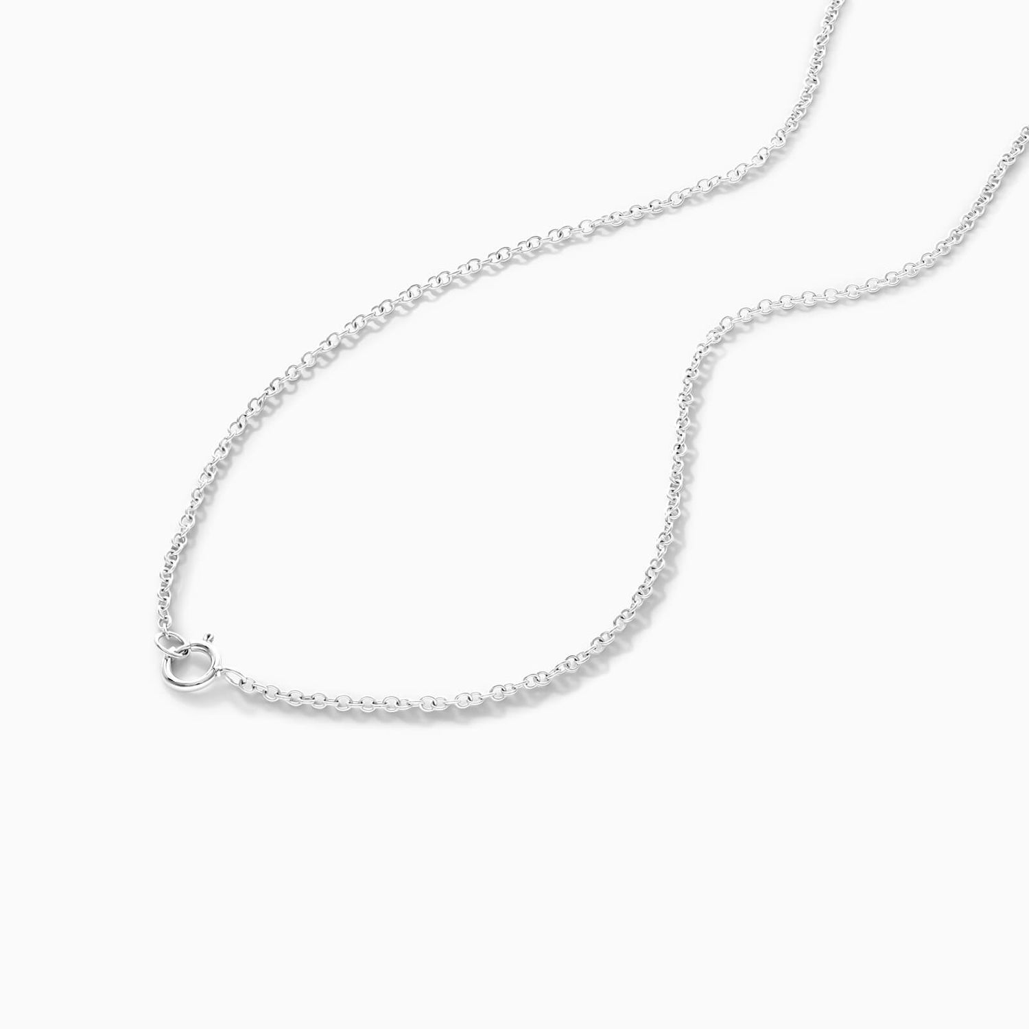 Colar Feminina Corrente  em Ouro 18k de Safira Azul e Diamantes Luxo