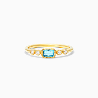 Anel de Noivado Solitario De Diamante E Topázio Ouro 18k | New | anel-de-noivado, Anéis, diamante, Topazio, yellow | AUREA FINE JEWELRY