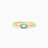 Anel de Noivado Solitario De Diamante E Topázio Ouro 18k | New | anel-de-noivado, Anéis, diamante, Topazio, yellow | AUREA FINE JEWELRY
