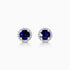 Brinco De Ouro 18k Feminino C/ Diamantes e Safira Azul Luxo Delicado Sweet | New | Brincos, Celestial Diamonds, diamante, Safira, white | AUREA FINE JEWELRY