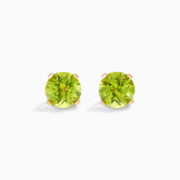 Brinco De Ouro 18k Feminino Solitario C/ Peridoto Luxo Delicado Argran | New | Brincos, Celestial Diamonds, Esmeralda, yellow | AUREA FINE JEWELRY