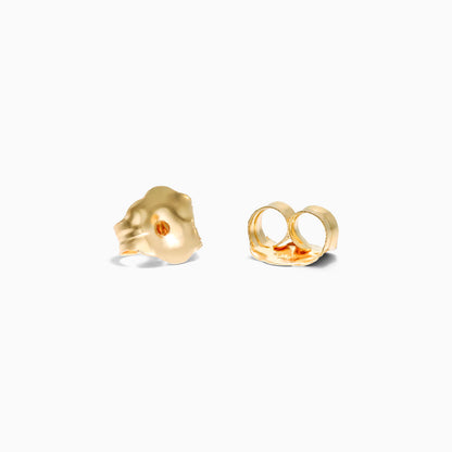 Brinco De Ouro 18k Feminino Solitario C/ Citrino Luxo Delicado Argran