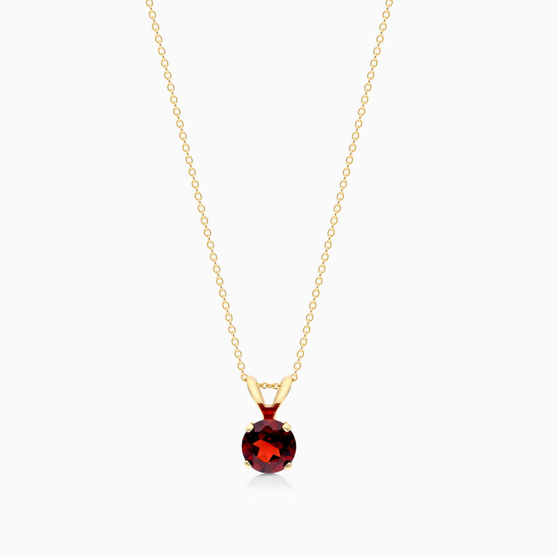 Colar Corrente Feminina em Ouro Amarelo 18k C/ Ruby Solitario | New | Celestial diamonds, Colares, rubi, yellow | AUREA FINE JEWELRY