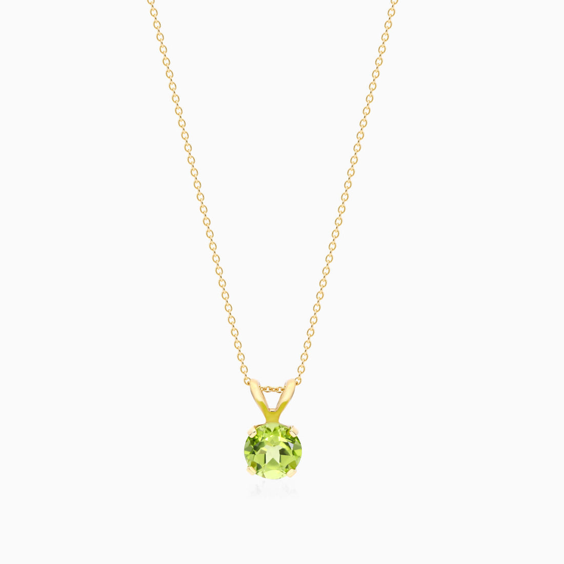 Colar Corrente Feminina em Ouro Amarelo 18k C/ Peridoto Solitario | New | Celestial diamonds, Colares, Esmeralda, yellow | AUREA FINE JEWELRY