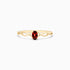 Anel De Ouro 18k Pedra Preciosa Granada Solitario de Luxo | New | anel-de-noivado, Anéis, noivado, rubi, yellow | AUREA FINE JEWELRY