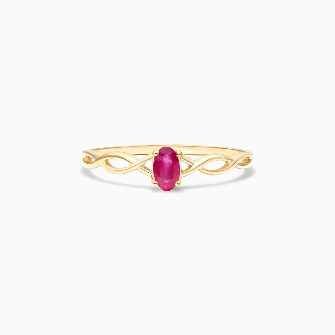 Anel De Ouro 18k Pedra Preciosa Rubi Solitario de Luxo | New | anel-de-noivado, Anéis, noivado, rubi, yellow | AUREA FINE JEWELRY