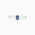 Anel De Ouro 18k Pedra Preciosa Safira Azul Solitario de Luxo | New | anel-de-noivado, Anéis, noivado, Safira, white | AUREA FINE JEWELRY