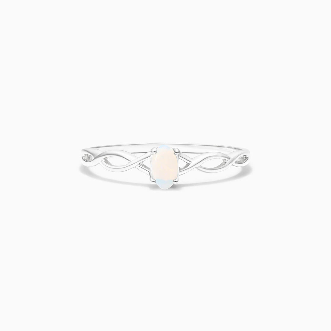 Anel De Ouro 18k Pedra Preciosa Opala de Luxo | New | anel-de-noivado, Anéis, noivado, Opala, white | AUREA FINE JEWELRY