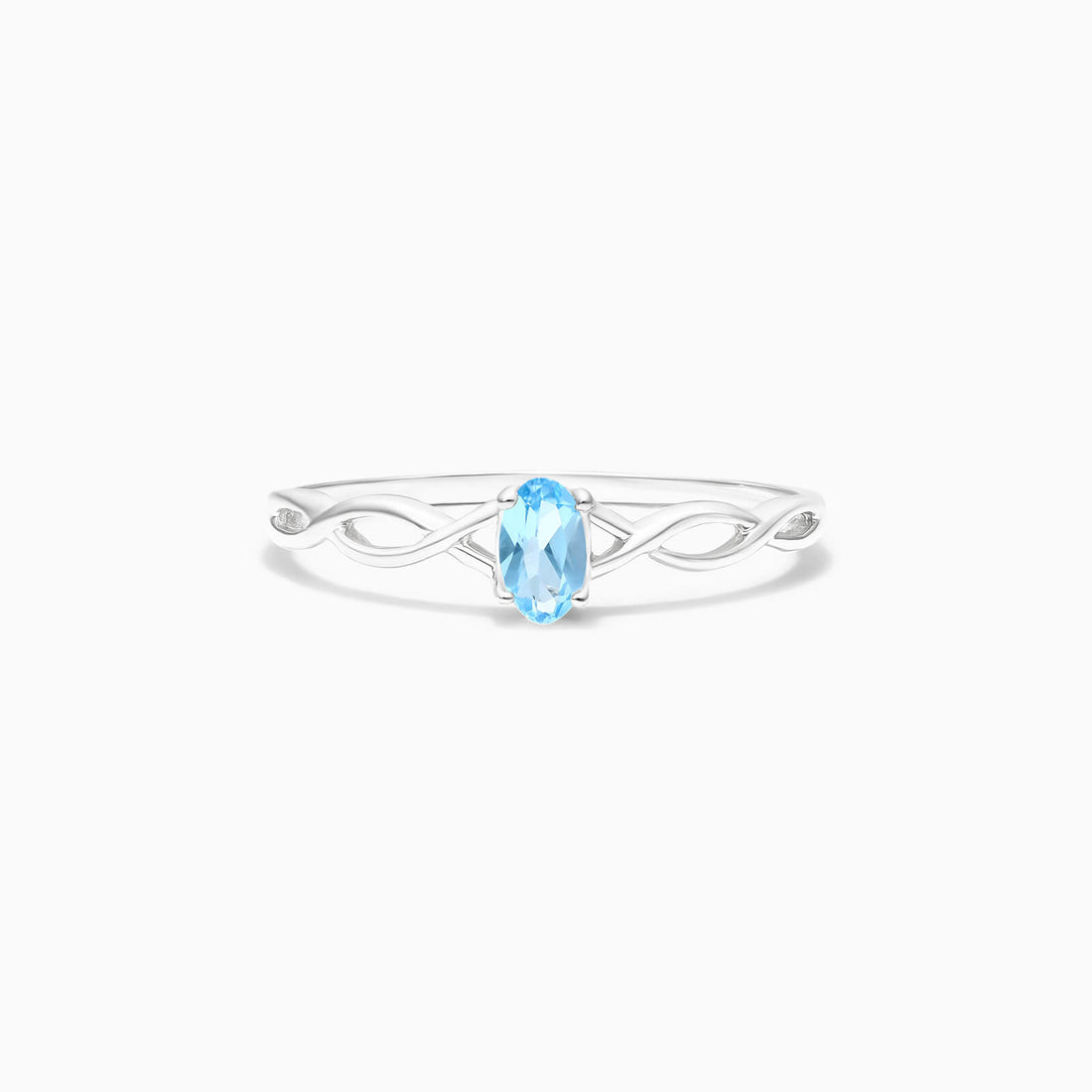Anel De Ouro 18k Pedra Preciosa Topazio Azul de Luxo | New | anel-de-noivado, Anéis, noivado, Topazio, white | AUREA FINE JEWELRY