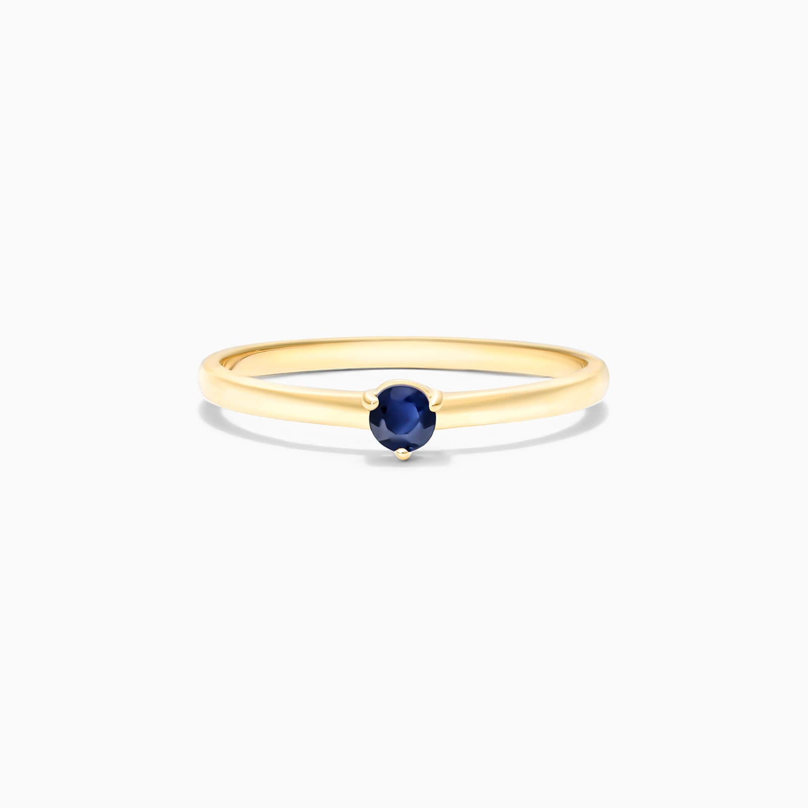 Anel De Ouro 18k Petite Safira Azul Solitario Delicado Luxo | New | anel-de-noivado, Anéis, noivado, Safira, yellow | AUREA FINE JEWELRY
