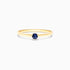 Anel De Ouro 18k Petite Safira Azul Solitario Delicado Luxo | New | anel-de-noivado, Anéis, noivado, Safira, yellow | AUREA FINE JEWELRY