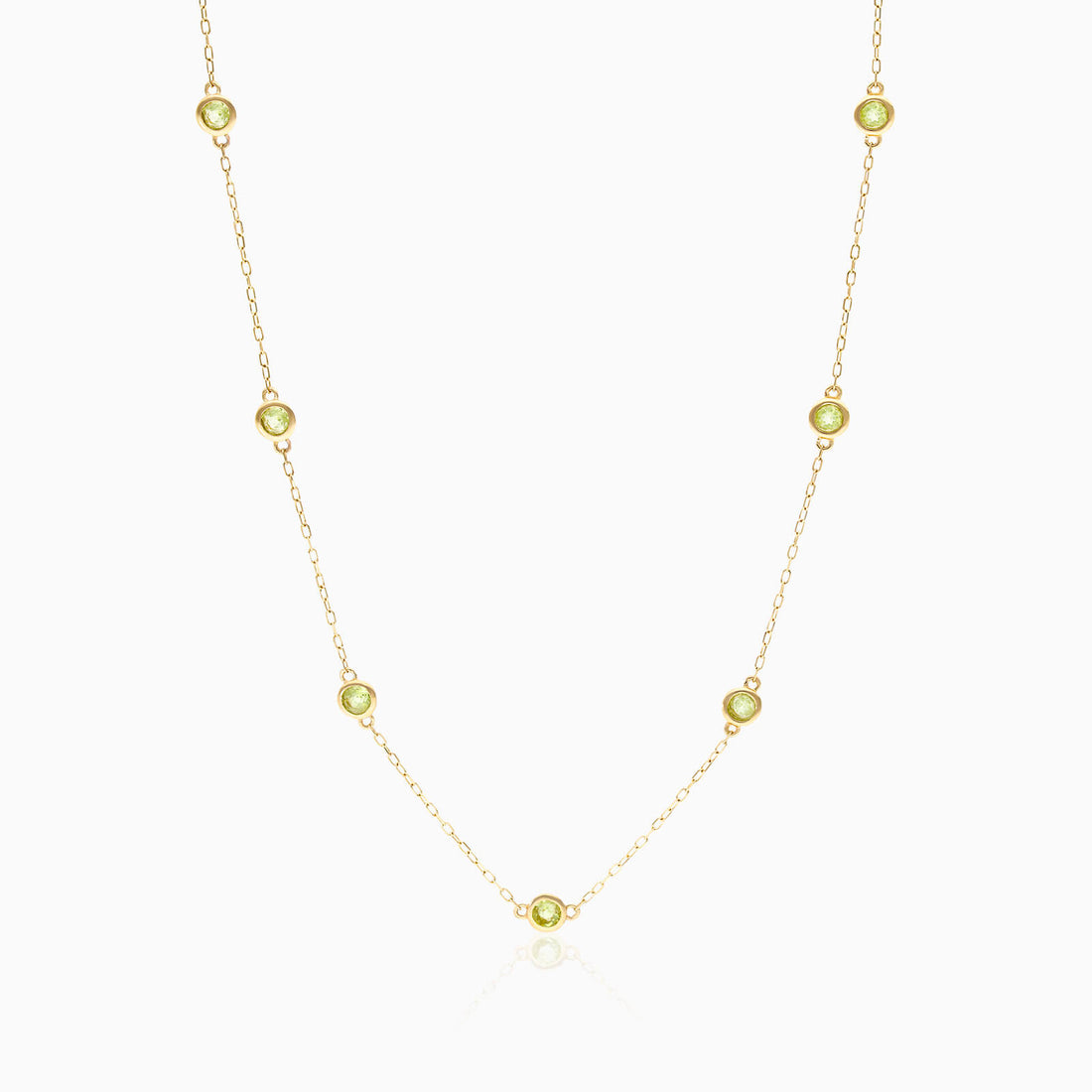 Corrente de Ouro Feminina 18k C/ Periodoto Coleçao Scarlat | New | Celestial diamonds, Colares, Esmeralda, yellow | AUREA FINE JEWELRY