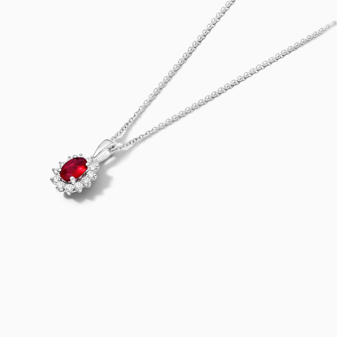 Corrente feminina em Ouro 18k diamantes e rubi Luxo | diamante, rubi, white | AUREA FINE JEWELRY