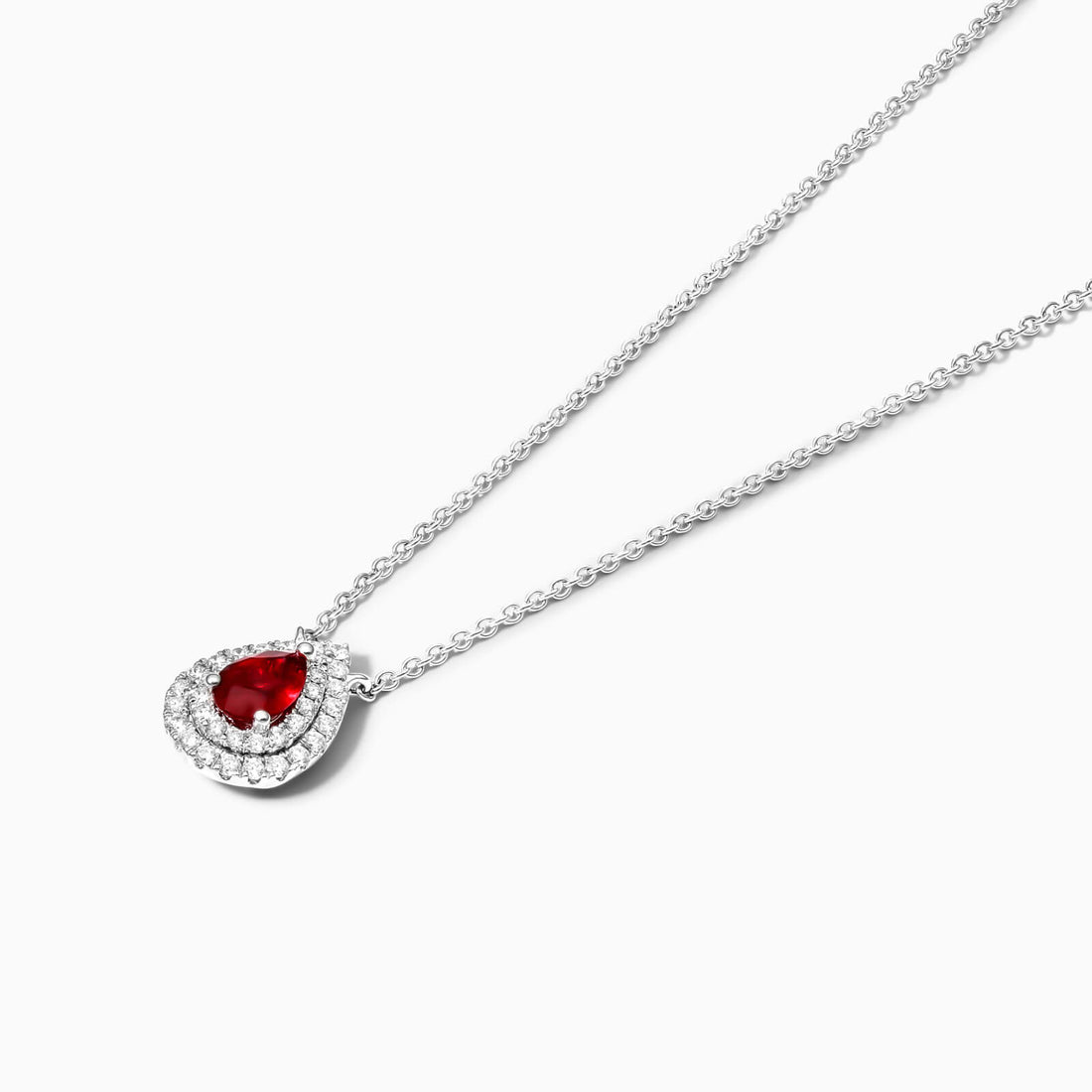 Corrente feminina em Ouro 18k diamantes e rubi Luxo | diamante, rubi, white | AUREA FINE JEWELRY