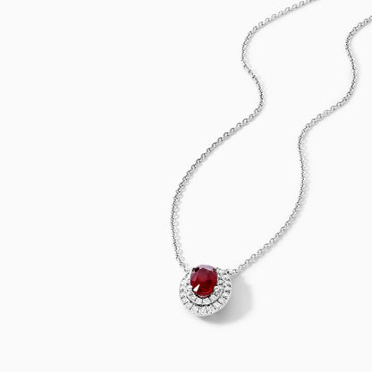 Corrente feminina em Ouro 18k diamantes e Rubi Luxo | diamante, rubi, white | AUREA FINE JEWELRY