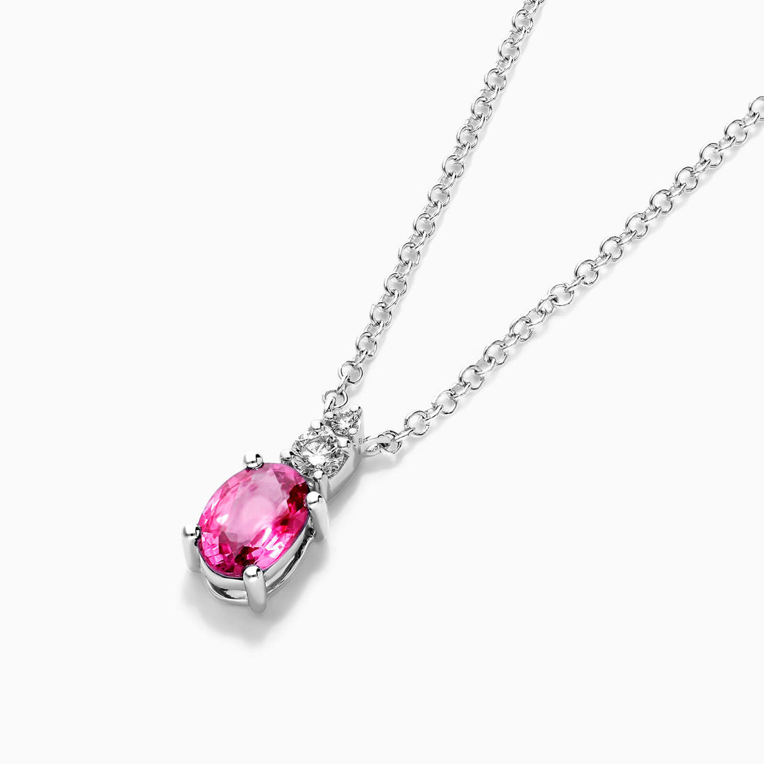 Corrente feminina em Ouro 18k diamantes e rubi Luxo | diamante, rubi, white | AUREA FINE JEWELRY