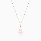 Colar Corrente De Ouro Rose 18k Feminina c/ Pingente Perola de Gota | New | Celestial diamonds, Colares, perola, pink, yellow | AUREA FINE JEWELRY