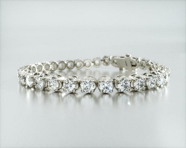Pulseira Riviera de ouro diamantes legítimos 10 quilates