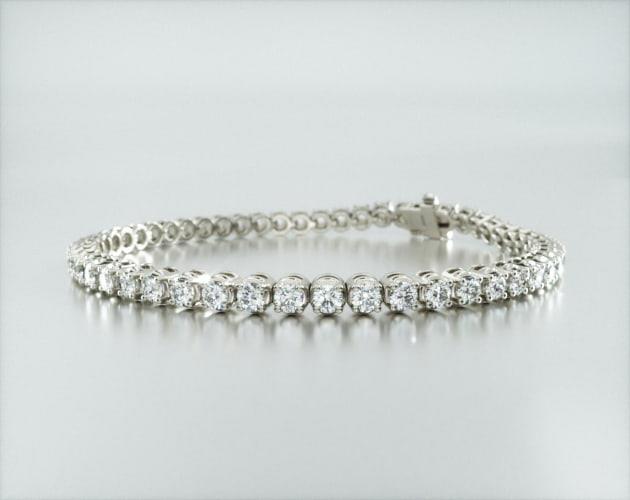Pulseira Riviera de ouro diamantes legítimos 4 quilates