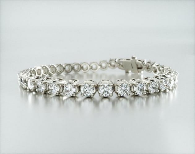 Pulseira Riviera de ouro diamantes legítimos 8 quilates