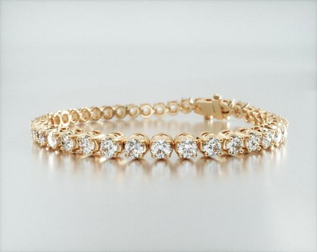 Pulseira Riviera de ouro diamantes legítimos 7 quilates