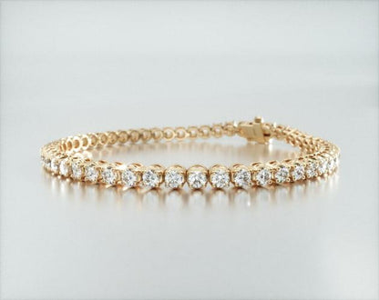 Pulseira Riviera de ouro diamantes legítimos 4 quilates