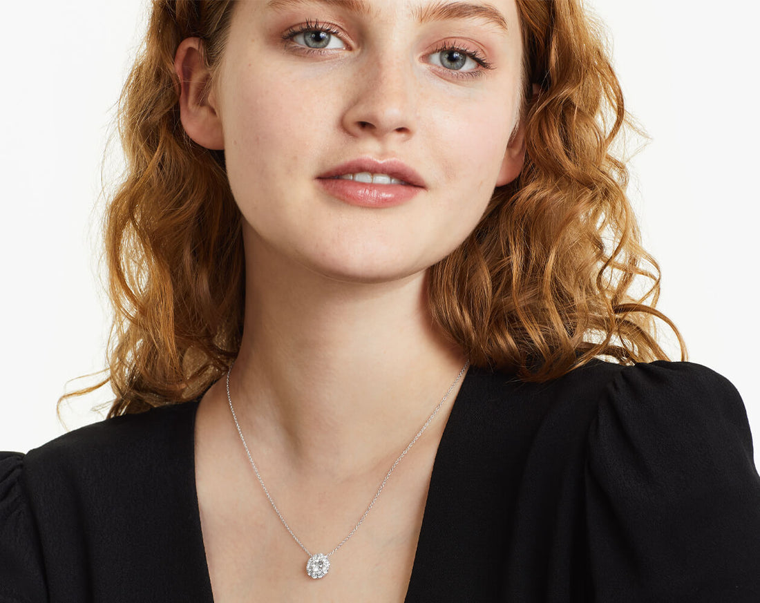 Colar  Feminina Corrente  em Ouro18k Solitario Diamante Luxo 150 pontos