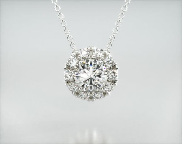 Colar Feminina Corrente  Ouro18k Solitario Diamante Luxo 70 pontos | diamante, white | AUREA FINE JEWELRY