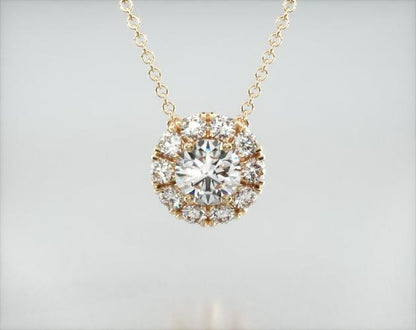 Colar Corrente Feminina Ouro18k Solitario Diamante Luxo 50pontos