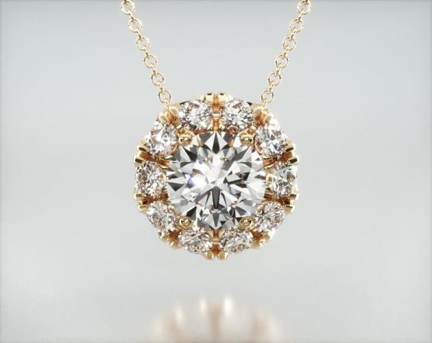 Colar  Feminina Corrente  em Ouro18k Solitario Diamante Luxo 150 pontos