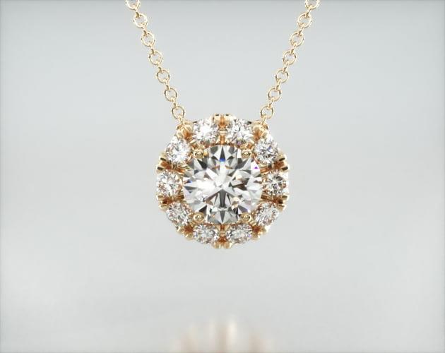 Colar Feminina Corrente  Ouro18k Solitario Diamante Luxo 70 pontos