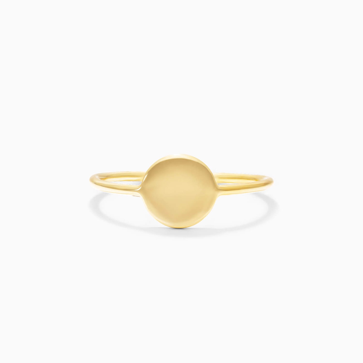 Anel De Ouro 18k c/ Fio de Disco Delicado Luxo | New | Anéis, sem-pedras, yellow | AUREA FINE JEWELRY