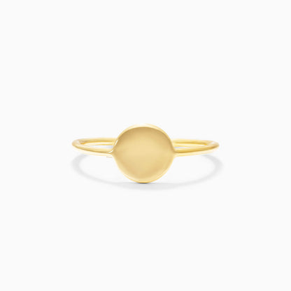Anel De Ouro 18k c/ Fio de Disco Delicado Luxo | New | Anéis, sem-pedras, yellow | AUREA FINE JEWELRY