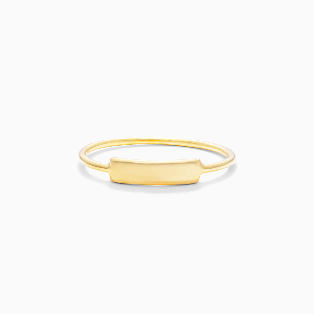 Anel De Ouro 18k C/ Barra Delicado Luxo | New | Anéis, sem-pedras, yellow | AUREA FINE JEWELRY