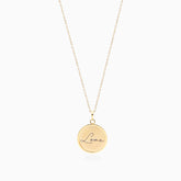 Corrente de Ouro Feminina 18k C/ Pingente Love de Circle | New | Celestial diamonds, Colares, yellow | AUREA FINE JEWELRY