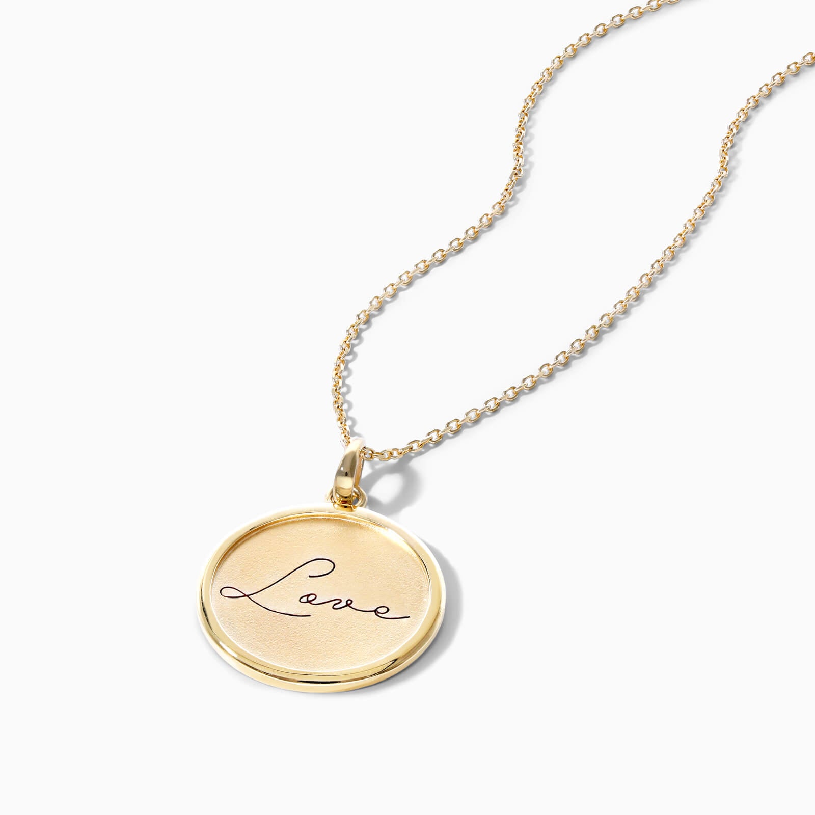 Corrente de Ouro Feminina 18k C/ Pingente Love de Circle
