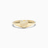 Anel De Ouro 18k Sinete de Coraçao Delicado | New | Anéis, sem-pedras, yellow | AUREA FINE JEWELRY