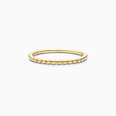 Anel de Ouro 18k C/ Fileira de Contas | New | Anéis, sem-pedras, yellow | AUREA FINE JEWELRY