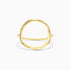Anel De Ouro 18k Fio De Circulo Aberto Delicado | New | Anéis, sem-pedras, yellow | AUREA FINE JEWELRY