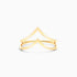 Anel De Ouro Amarelo 18k Fios Duplo Em V | New | Anéis, sem-pedras, yellow | AUREA FINE JEWELRY