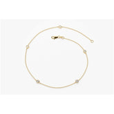 Pulseira de ouro feminina Bracelete Diamantes Luxo - AUREA FINE JEWELRY