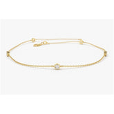 Pulseira de ouro feminina Bracelete Diamantes Luxo - AUREA FINE JEWELRY