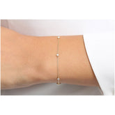 Pulseira de ouro feminina Bracelete Diamantes Luxo - AUREA FINE JEWELRY